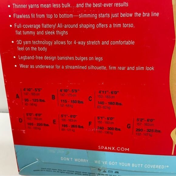 NEW‎ IN PACKAGE SPANX HIGHER POWER HIGH WAISTED POWER PANTIES IN NUDE - Picture 6 of 6